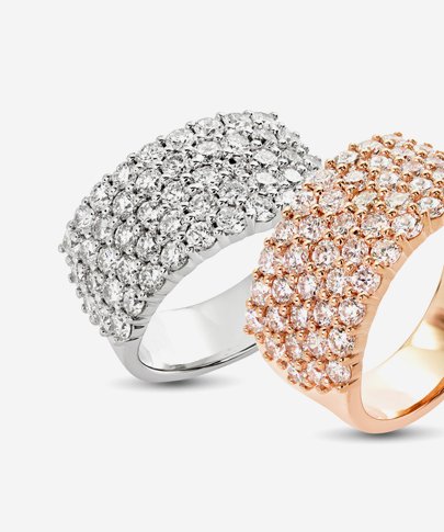 Diamond band ring